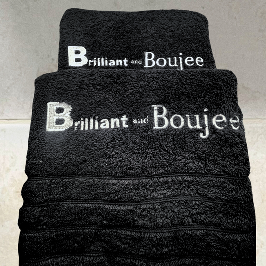 Brilliant and Boujee Bath & Hand Towel Set