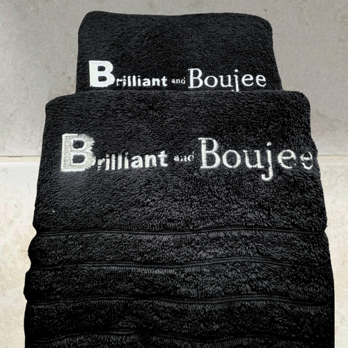 Brilliant and Boujee Bath Towel