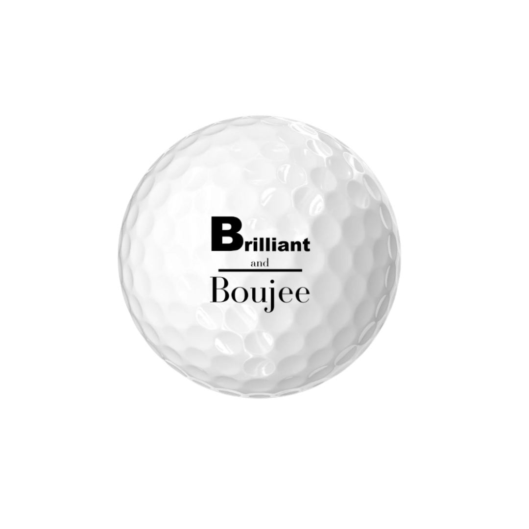 Brilliant and Boujee Golf Balls (Dozen)